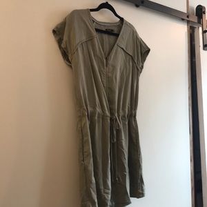 Max Jeans Green Zip Dress
